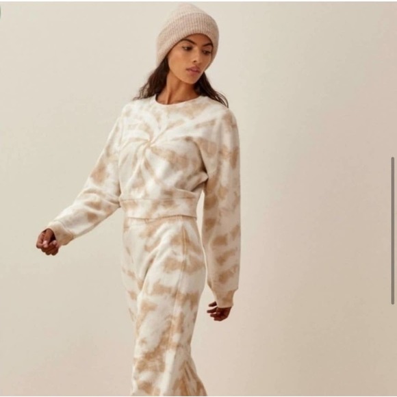 Reformation Hunter Swirl Tie Dye Sweatshirt | L - Picture 2 of 9